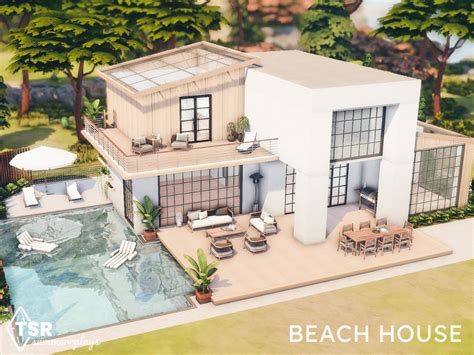 The Sims Resource - Beach House | TSR CC Only