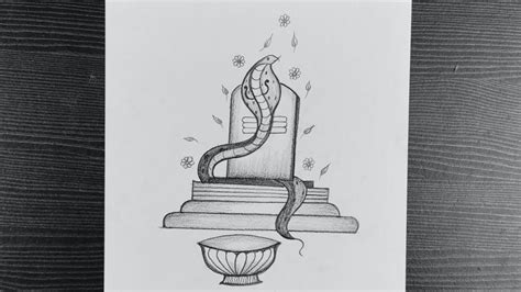 a black and white drawing of a fountain with a snake on it's head