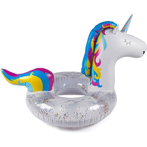 Giant Unicorn Ring Pool Float | Pool Supplies Canada