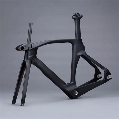 700C Road Bike Frameset Track Frame One Speed Full Carbon Frame Bicycle Race Bike Frame + fork ...