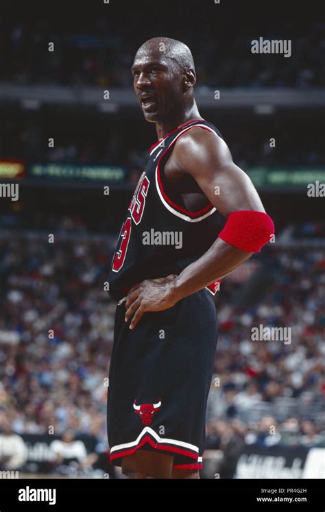 Michael Jordan of the Chicago Bulls. 1997-1998 Season Stock Photo - Alamy