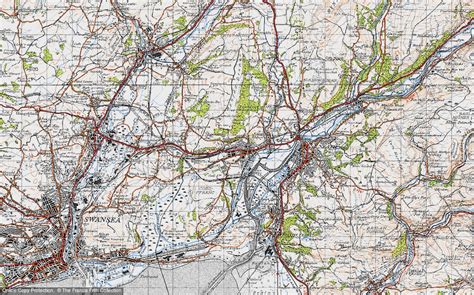 Historic Ordnance Survey Map of Skewen, 1947 - Francis Frith