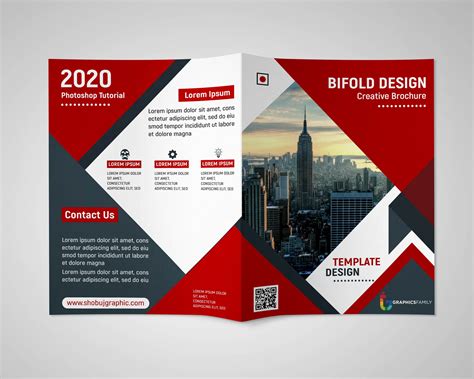 Bi Fold Brochure Illustrator Template