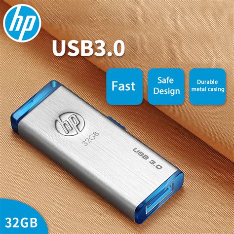 HP USB 3.0 Waterproof metal usb Flash Drive 32GB Flash Disk 64GB 128GB Pen Drive Pendrive Memory ...