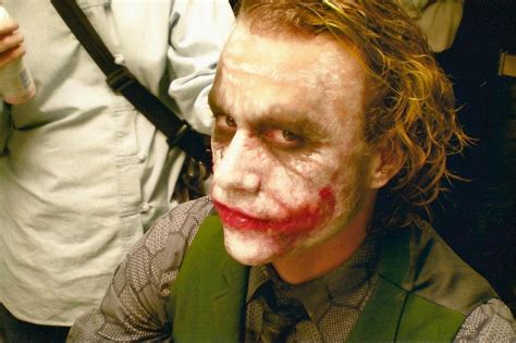 Heath Ledger on the Set of THE DARK KNIGHT — GeekTyrant