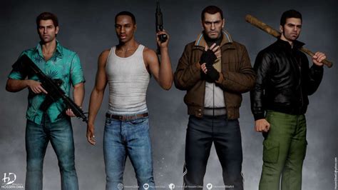 GTA: The Characters Of The Whole Saga Imagined In A Realistic Version [11 Images] - The Mother ...