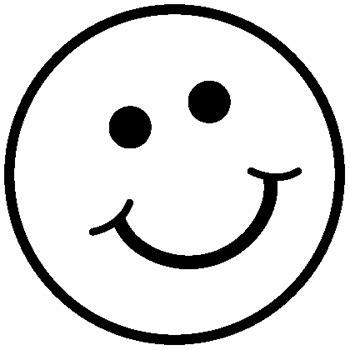 Black Smiley Face - ClipArt Best