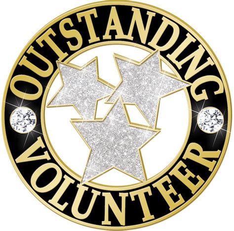 Recognition Pins | Outstanding Volunteer Recognition Pin