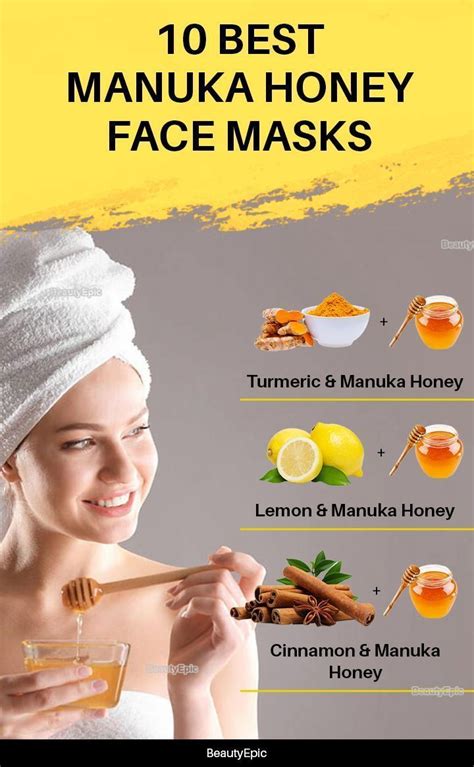 Manuka Honey Face Masks #backacnecauses #TumericFaceMaskForWrinkles in ...