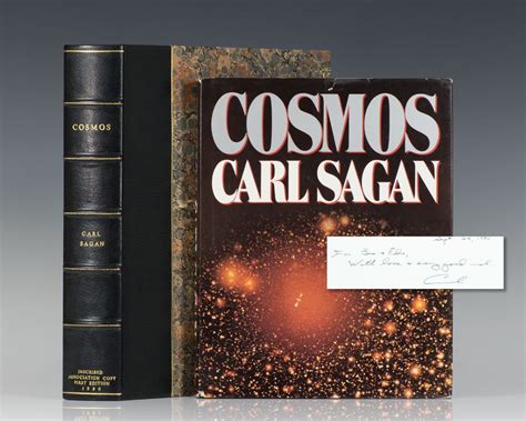 Cosmos Carl Sagan First Edition SIgned Rare Book