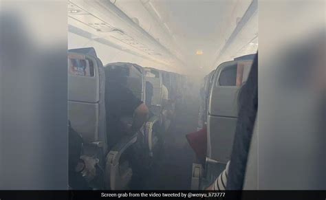 Passengers On Air China Flight Evacuated On Runway After Plane Engine Catches Fire