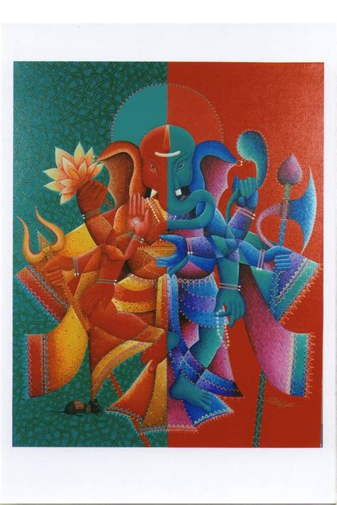 Acrylic Canvas Creative Ganesha 3 Painting, Rs 49000 /piece Omkar Creative Art | ID: 20518754862