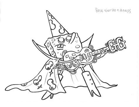 Glam-Rock-SpongeBob with Goofy Goober Guitar by shermcohen on DeviantArt