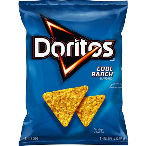 Doritos Cool Ranch Flavored Tortilla Chips, 9.75 oz Bag - Walmart.com - Walmart.com