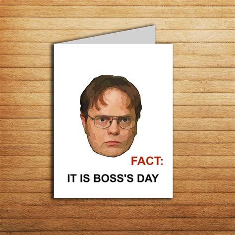 Funny Bosss Day Cards Printable - Funny PNG