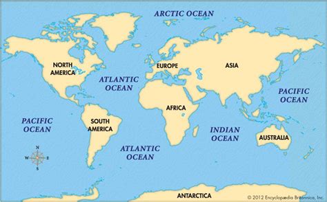 Everything You Ever Wanted to Know About Oceans | World map continents, Continents and oceans ...