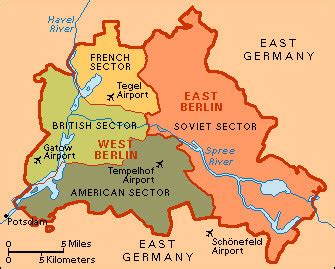 East And West Berlin On Map