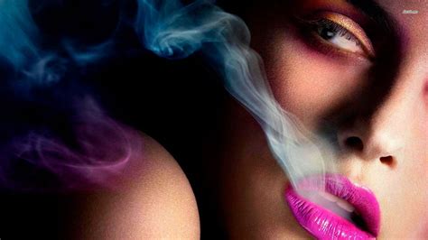 face, , Smoking, Girl, Sensuality, Lips, Lipstick Wallpapers HD ...