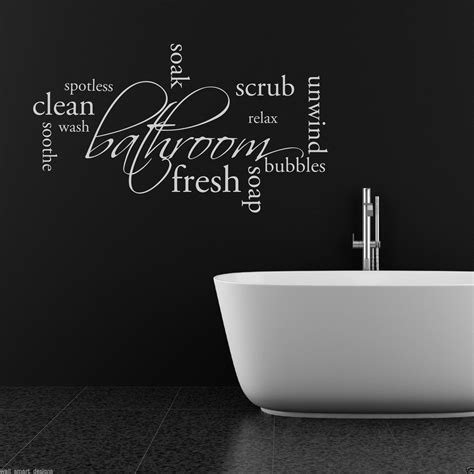 Relax Soap Bathroom Wall Sticker Quote Decal Mural Stencil Transfer WSD386 | eBay