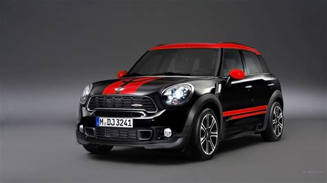 Black and red striped Mini Cooper hatchback, car HD wallpaper | Wallpaper Flare