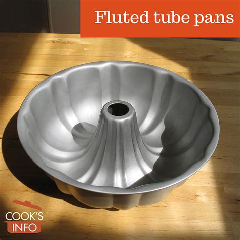 Fluted Tube Pans - CooksInfo