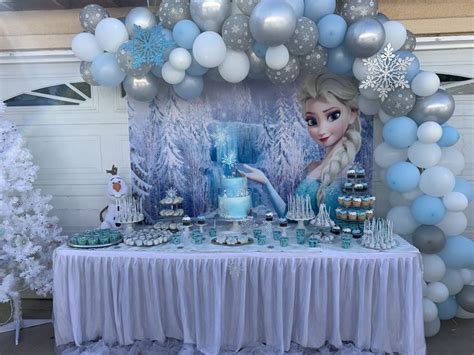 Frozen Birthday | Disney frozen birthday party, Frozen themed birthday party, Elsa birthday party