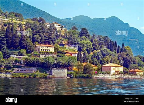 Villas at lake Como Stock Photo - Alamy