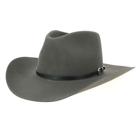 Cowboy Hat Seneca Buffalo 4X Wool Felt Grey - Stetson