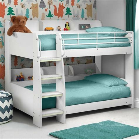 Domino White Wooden and Metal Kids Storage Bunk Beds - 3ft singles | in Plymouth, Devon | Gumtree