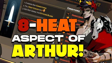 [HADES] 8 Heat with Aspect of Arthur | Hades Full Clear Gameplay - Hades game videos