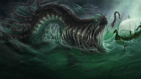 Ocean Monster Picture - Wallpaper, High Definition, High Quality ...