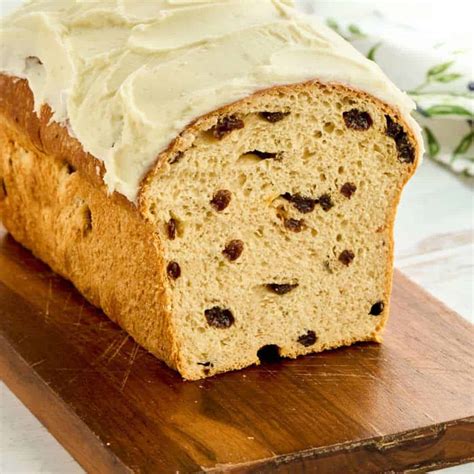 Iced Cinnamon Raisin Bread (Amish Inspired Recipe)