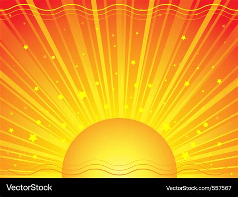 Sun rays Royalty Free Vector Image - VectorStock