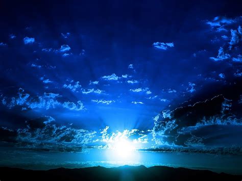 Incredible Dark Blue Sky HD Wallpaper ~ The Wallpaper Database