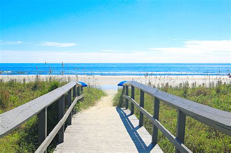 Isle Of Palms South Carolina Beach Stock Photo - Download Image Now - iStock