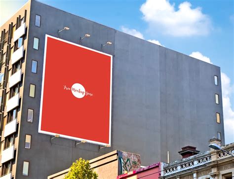 Building Wall Advertisement Billboard Free Mockup – FreeMockup.net