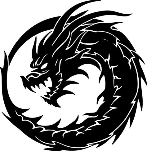 Dragon - Minimalist and Flat Logo - Vector illustration 26690108 Vector Art at Vecteezy