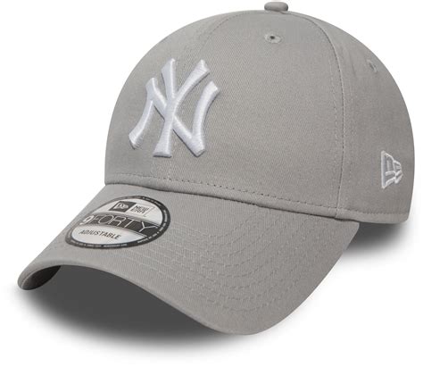 New Era 940 League Basic NY Yankees Adjustable Grey Baseball Cap – lovemycap