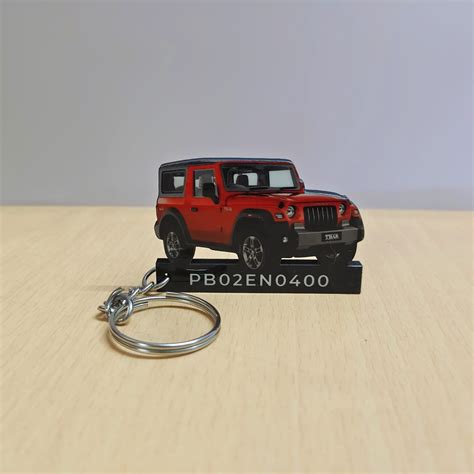 Best Mahindra Thar Red Rage Keychain – Osiyankart