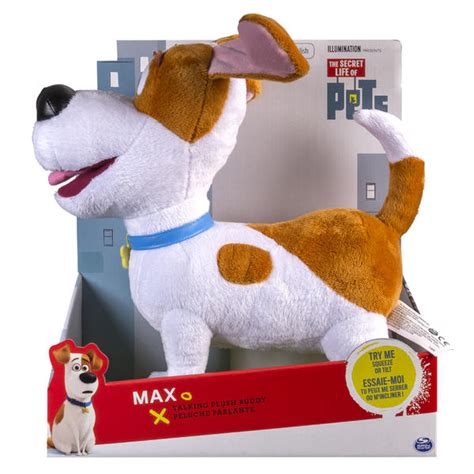 The Secret Life of Pets Max 12" Talking Plush Buddy - Toys & Games - Action Figures ...