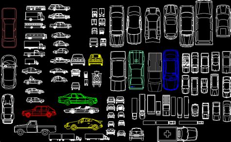 Blocks Of Cars 2D DWG Block for AutoCAD • Designs CAD