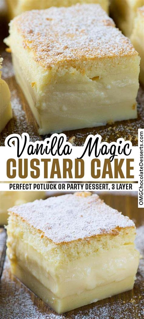 Custard cake – Artofit