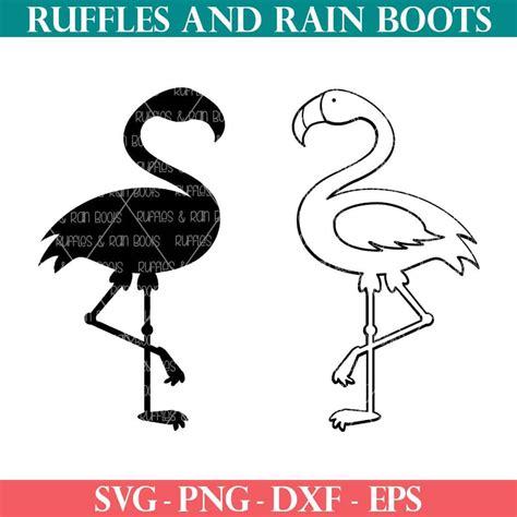 Four Free Flamingo Friends SVG Bundle - Ruffles and Rain Boots