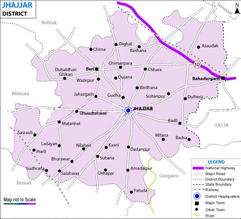 Rail-Map-india: Jhajjar railways map