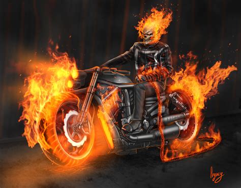 Ghost Rider In Bike Wallpaper,HD Superheroes Wallpapers,4k Wallpapers,Images,Backgrounds,Photos ...