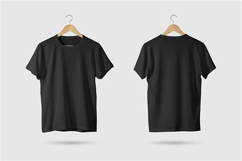 5397+ Black T Shirt Mockup Front And Back Free DXF Include