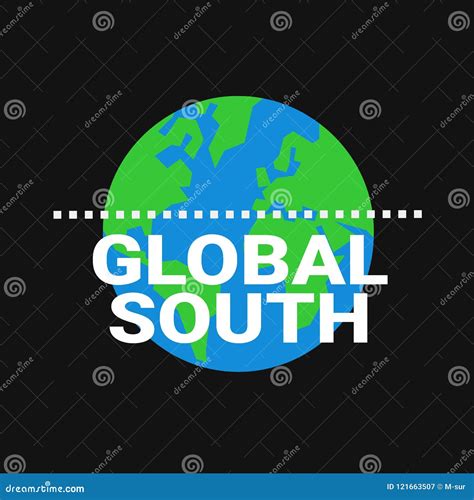 Global South stock vector. Illustration of america, continent - 121663507