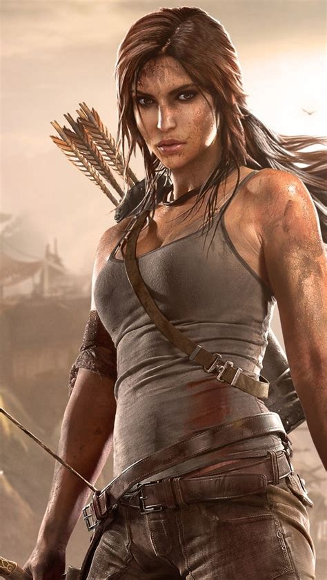 Rise of the Tomb Raider Lara Croft 640 x 1136 iPhone 5 Wallpaper