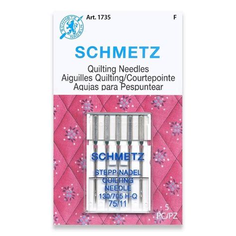 Schmetz Quilting Needles 75/11