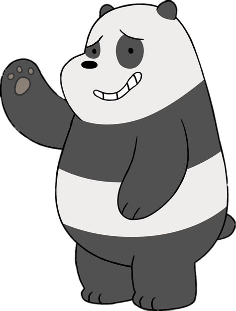 We Bare Bears Panda Waving transparent PNG - StickPNG